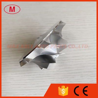 GT15-25 52.00/76.13mm 11+0 blades turbo milling/aluminum 2618/billet compressor wheel