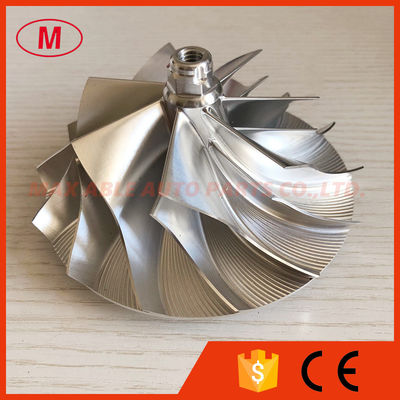 GT45 78.00/110.00mm 7+7Blades turbo aluminum 2618/milling/Billet compressor wheel for PT7675 upgrade