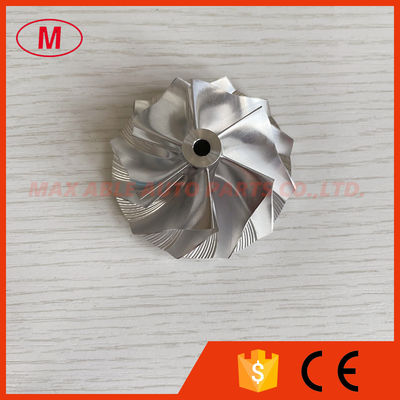 GT15-25 reverse 47.10/63.40mm 6+6 blades high performance turbo milling/aluminum 2618/billet compressor wheel