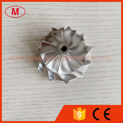 TD04HL 43.43/56.00mm 11+0 blades high performance Turbo milling/aluminum 2618/billet compressor wheel