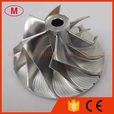 RHC6 NH265520 6+6 blades 51.19/70.00mm turbo aluminum 2618/milling/billet compressor wheel for Yanmar MYAV/MYBC/MYBF/MYD