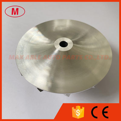 T04E 442293-0015 50.85/74.99mm 6+6 blades turbocharger aluminum 2618/milling/billet compressor wheel for 465225-0002