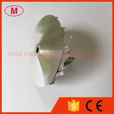 T04E 442293-0015 50.85/74.99mm 6+6 blades turbocharger aluminum 2618/milling/billet compressor wheel for 465225-0002