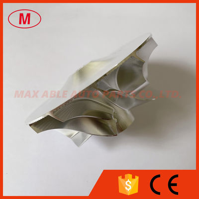 T04E 442293-0015 50.85/74.99mm 6+6 blades turbocharger aluminum 2618/milling/billet compressor wheel for 465225-0002