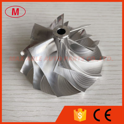 GT3071R 51.17/70.98mm 6+6 blades high performance racing turbocharger milling/aluminum 2618/billet compressor wheel