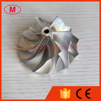 GT15-25 reverse 51.00/71.00mm 6+6 blades high performance milling/aluminum 2618/billet compressor wheel