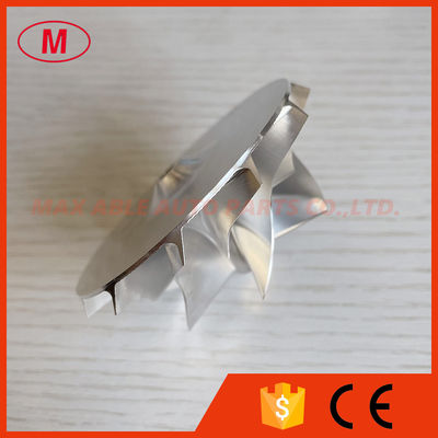 GT15-25 reverse 51.00/71.00mm 6+6 blades high performance milling/aluminum 2618/billet compressor wheel