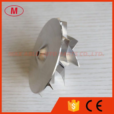 GT15-25 reverse 51.00/71.00mm 6+6 blades high performance milling/aluminum 2618/billet compressor wheel