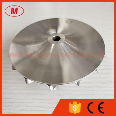 PTE55 55.00/76.20mm A22255-102.Rev 0 00411 7+7 blades point milling turbocharger aluminum 2618/billet compressor wheel