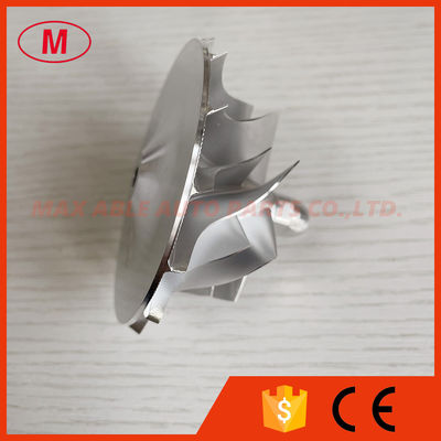 PTE55 55.00/76.20mm A22255-102.Rev 0 00411 7+7 blades point milling turbocharger aluminum 2618/billet compressor wheel