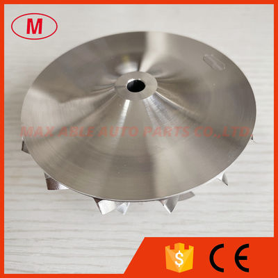 PTE64 64.40/82.00mm 7+7 blades A22264 / 00130 point milling turbocharger milling/aluminum 2618/billet compressor wheel