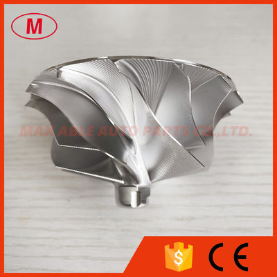 PTE64 64.40/82.00mm 7+7 blades A22264 / 00130 point milling turbocharger milling/aluminum 2618/billet compressor wheel