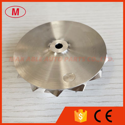 TD04 reverse 51.03/62.00mm 7+7 blades Turbo aluminum 2618/milling/ billet compressor wheel