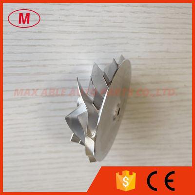 TD04 reverse 51.03/62.00mm 7+7 blades Turbo aluminum 2618/milling/ billet compressor wheel
