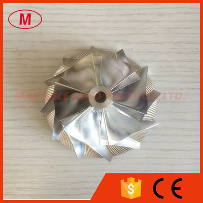 T04E 442476-0011 54.70/74.99mm 6+6 blades high performance turbocharger billet compressor wheel