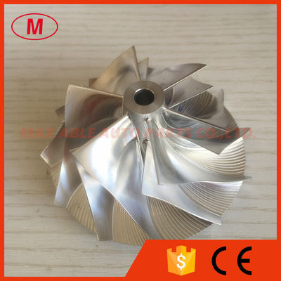 T04E 442476-0011 54.70/74.99mm 6+6 blades high performance turbocharger billet compressor wheel