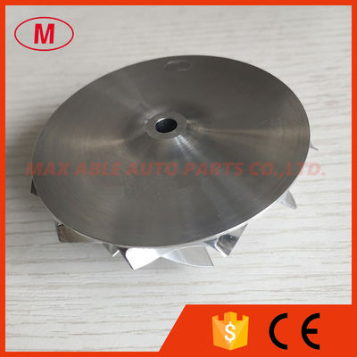 RHF5 49.50/63.80mm 6+6 blades high performance turbocharger aluminum 2618/billet compressor wheel