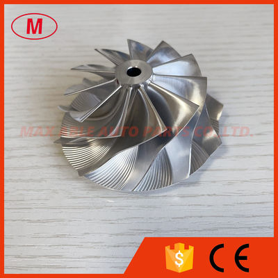 GT15-25 reverse 51.50/66.00mm 11+0 blades high performance turbo milling/aluminum 2618/billet compressor wheel