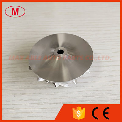 GT15-25 436322-0020 38.56/52.02mm 6+6 blades high performance Turbocharger milling/aluminum 2618/billet compressor wheel
