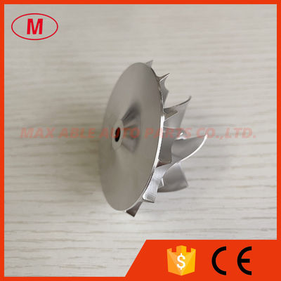 GT15-25 436322-0020 38.56/52.02mm 6+6 blades high performance Turbocharger milling/aluminum 2618/billet compressor wheel