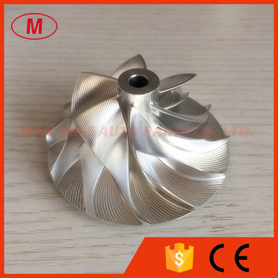 RHF55 46.52/68.01mm 6+6 blades point milling Turbo milling/aluminum 2618/billet compressor wheel