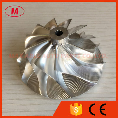 GT3037 452708-0001 11+0 blades 57.04/76.13mm turbo milling/billet compressor wheel for 700382-12/700177-7 racing
