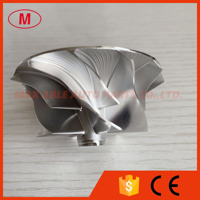 GT15-25 47.00/61.98mm 6+6 blades Turbo milling/aluminum 2618/billet compressor wheel