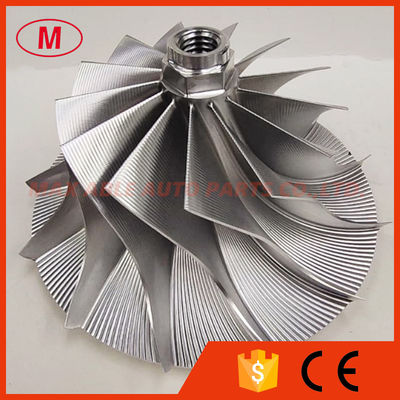 GT55 GENII 91.00/133.30mm 13+0 blades Point Milling, Sharp Trailing Edge milling/aluminum 2618/billet compressor wheel