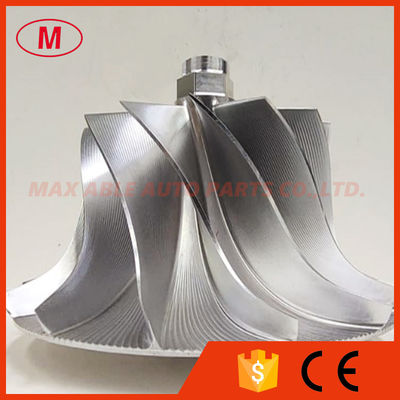 GT55 GENII 91.00/133.30mm 13+0 blades Point Milling, Sharp Trailing Edge milling/aluminum 2618/billet compressor wheel