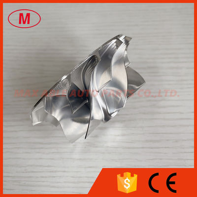 Custom reverse 64.00/80.00mm 7+7 blades LEP style high performance turbo milling/Aluminum 2618/billet compressor wheel