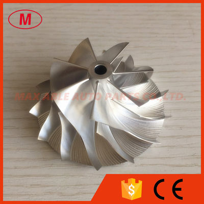 TD04HL 44.00/62.00mm 7+7 blades high performance Turbocharger milling/aluminum 2618/billet compressor wheel