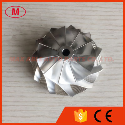 GT2867 49.70/67.40mm 11+0 Blades turbo aluminum 2618/milling/billet compressor wheel for Racing
