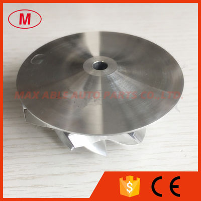 GT28 49.70/67.40mm 10+0 blades racing turbocharger milling/aluminum 2618/billet compressor wheel