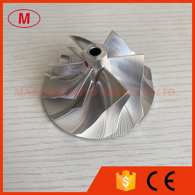 GT2871 reverse 452546-0005 53.11/70.98mm 6+6 blades turbo milling/aluminum 2618/billet compressor wheel for 452546-0005