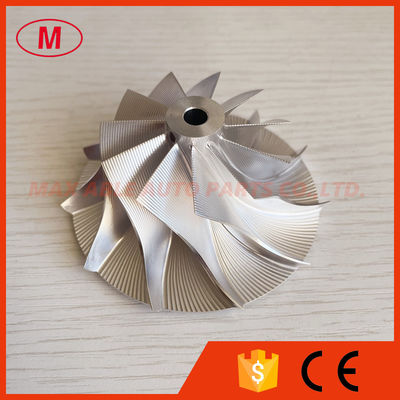 GT30 forward 51.25/76.20mm 11+0 blades point milling Turbocharger aluminum 2618/milling/billet compressor wheel
