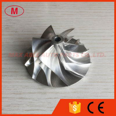 RHF4H 43.50/60.00mm 6+6 blades high performance turbo turbocharger aluminum 2618/milling/billet compressor wheel