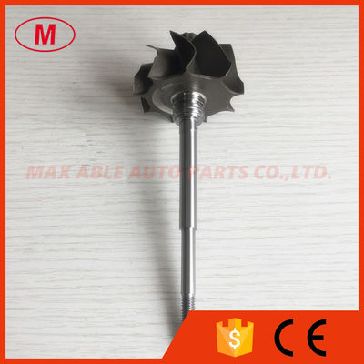 GT2871R 46.95/53.7mm 9 blades 113mm ball bearingTurbo turbine wheel shaft / turbine shaft&wheel