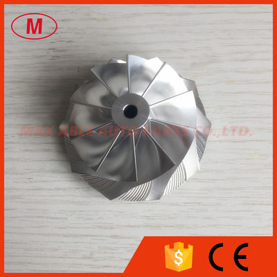 GT15-25 reverse 49.60/63.00mm 10+0 blades 824678-0001 milling/aluminum 2618/billet compressor wheel for 834142-5005 TBW0