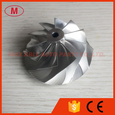 GT15-25 reverse 49.60/63.00mm 10+0 blades 824678-0001 milling/aluminum 2618/billet compressor wheel for 834142-5005 TBW0