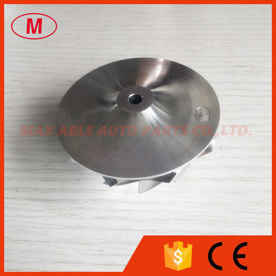 GT15-25 reverse 49.60/63.00mm 10+0 blades 824678-0001 milling/aluminum 2618/billet compressor wheel for 834142-5005 TBW0