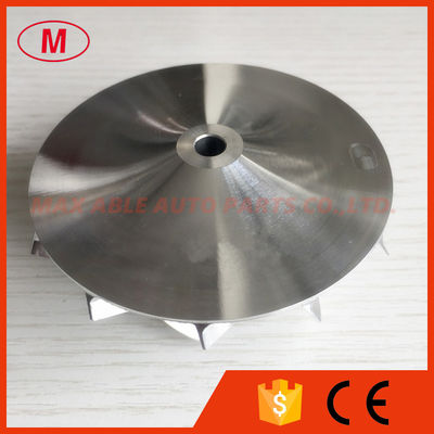T04E 6+6 blades 53.87/76.07mm 448048-0004 performance milling/aluminum 2618/billet compressor wheel for 451567-0001
