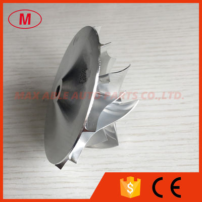 T04E 6+6 blades 53.87/76.07mm 448048-0004 performance milling/aluminum 2618/billet compressor wheel for 451567-0001