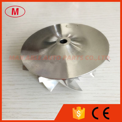 GT15-25 47.00/61.98mm 6+6 blades high performance Turbo milling/aluminum 2618/billet compressor wheel