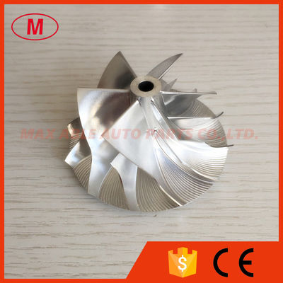 GT15-25 47.00/61.98mm 6+6 blades high performance Turbo milling/aluminum 2618/billet compressor wheel