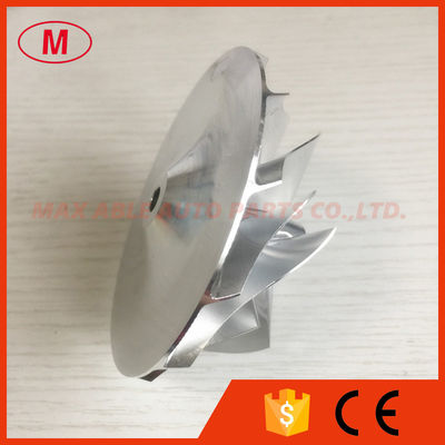 T04E 62.24/82.00mm 6+6 blades turbocharger milling/alumimun 2618/billet compressor wheel
