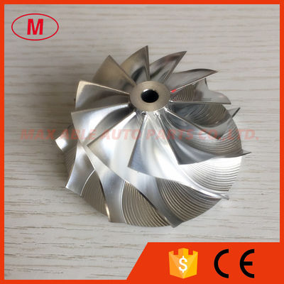 GT15-25 48.30/68.00mm 11+0 blades forward turbo milling/aluminum 2618/billet compressor wheel