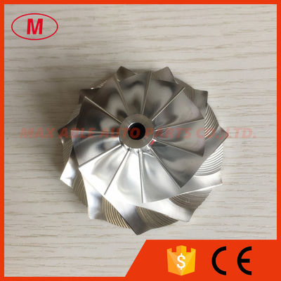 CT20B 17291-17040 45.90/64.89mm 11+0 blades Turbo aluminum 2618/milling/billet compressor wheel for 17201-17040