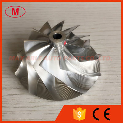 CT20B 17291-17040 45.90/64.89mm 11+0 blades Turbo aluminum 2618/milling/billet compressor wheel for 17201-17040
