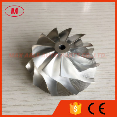 TD04HL 11+0 blades 49.62/61.01mm high performance turbocharger milling/aluminum 2618/billet compressor wheel