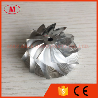 TD03 14T close 39.55/51.00mm 11+0 blades Turbo milling/aluminum 2618/billet compressor wheel